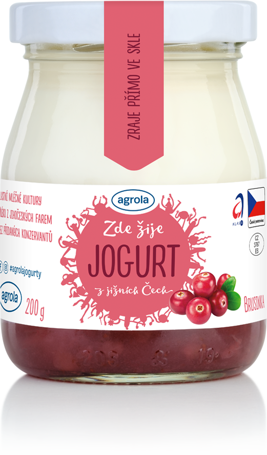 Jogurt brusinka