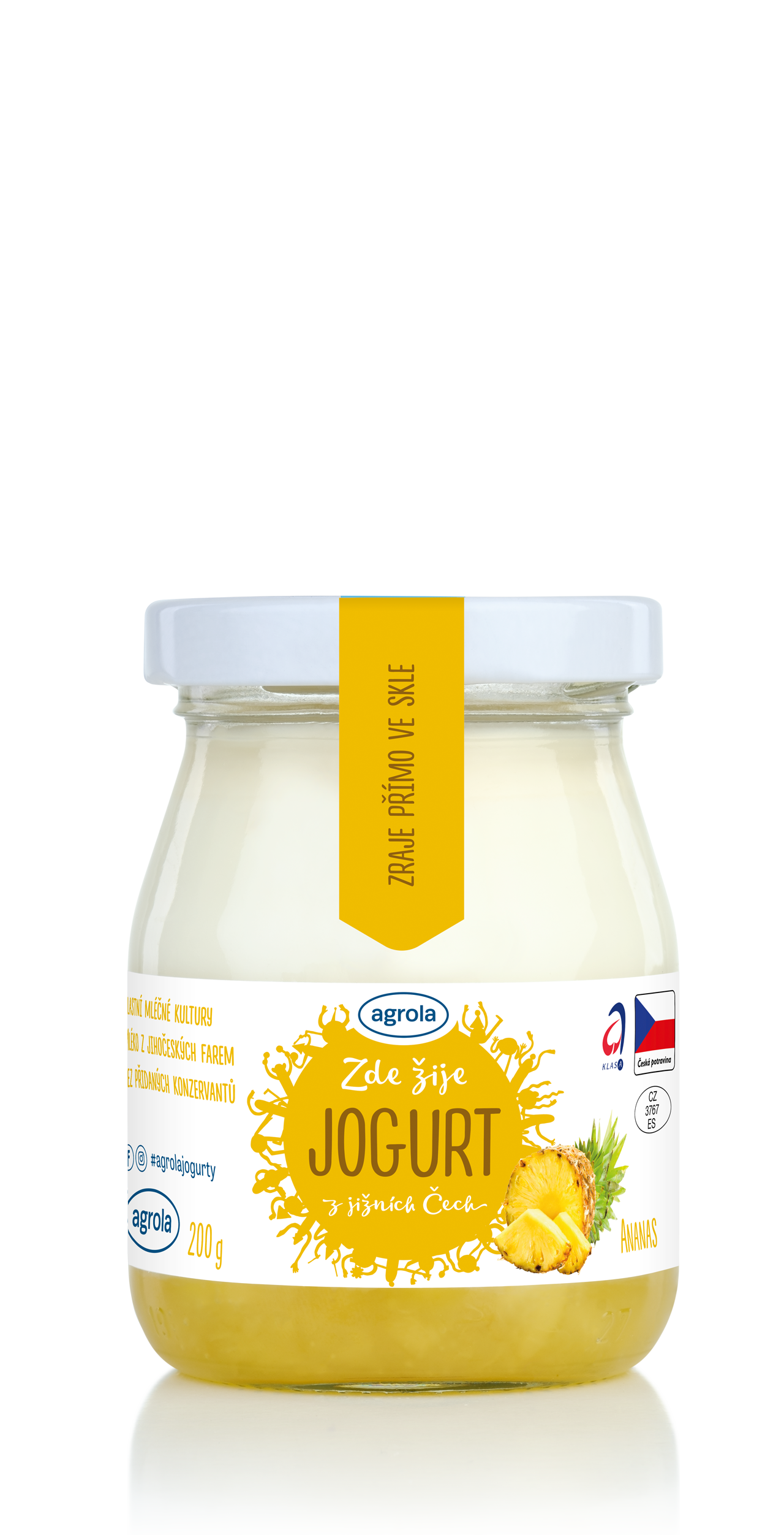 Jogurt-ananas